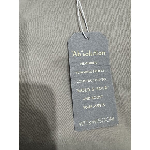 WIT & WISDOM Women Khaki "Ab" Solution Shorts 4 - Picture 6 of 6
